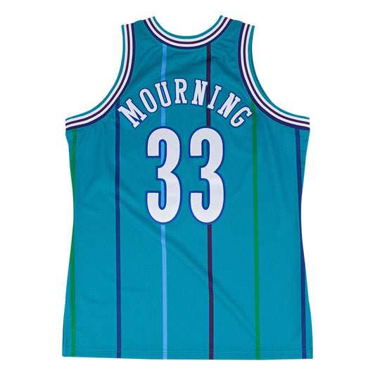 Alonzo Mourning 1992-93 Authentic Jersey Charlotte Hornets