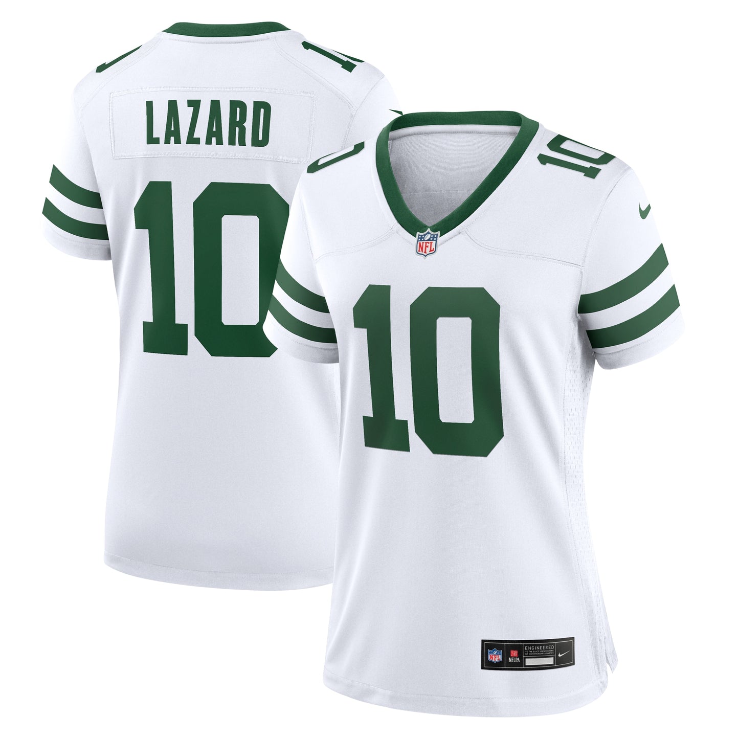 Allen Lazard New York Jets Nike Women's Legacy Player Game Jersey - White